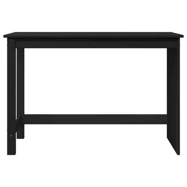 Pöytä Musta 112 x 50 x 75 cm Massiivinen mänty