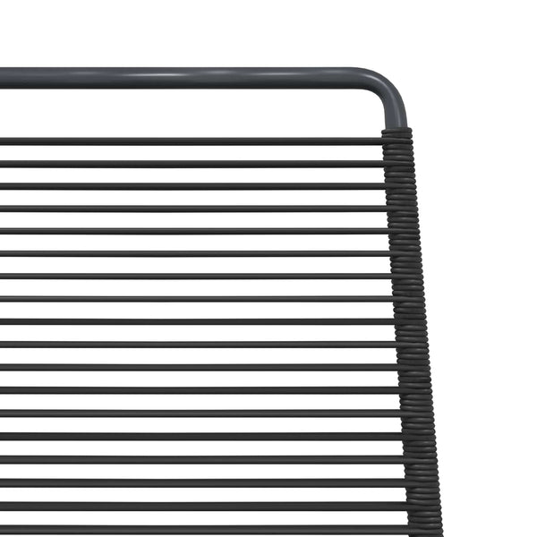 Puutarhatuolit 2 pcs Musta 48 x 55 x 89,5 cm Rottinki