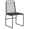 Puutarhatuolit 2 pcs Musta 48 x 55 x 89,5 cm Rottinki