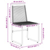 Puutarhatuolit 2 pcs Musta 48 x 55 x 89,5 cm Rottinki