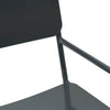 Puutarhatuolit 2 pcs Antrasiitti 51 x 55 x 81 cm Teräs