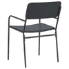 Puutarhatuolit 2 pcs Antrasiitti 51 x 55 x 81 cm Teräs