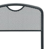 Puutarhatuolit 2 pcs Antrasiitti 52,5 x 46 x 82 cm Rauta