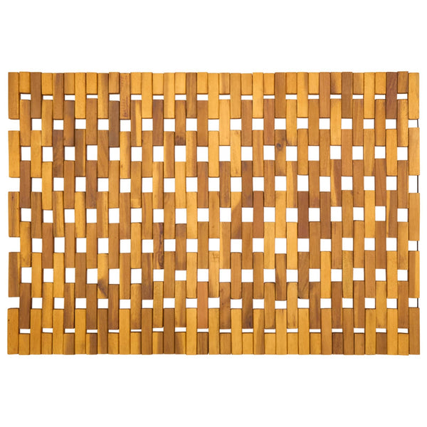Kylpymatot Luonnollinen 55 x 80 cm Tiheä akasiapuu