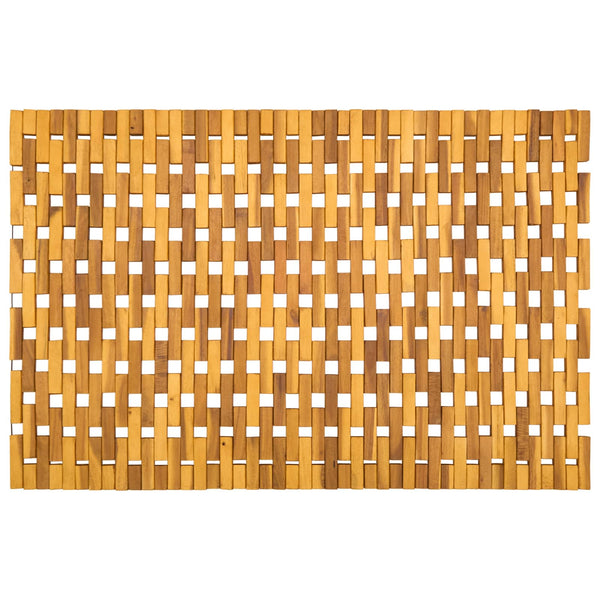 Kylpymatot Luonnollinen 65 x 100 cm Tiheä akasiapuu