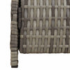 Kaappi ovella Harmaa 70 x 50 x 87 cm Polyesteri ja Roly Rattat