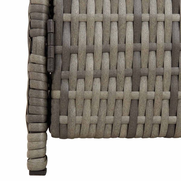Kaappi ovella Harmaa 70 x 50 x 87 cm Polyesteri ja Roly Rattat