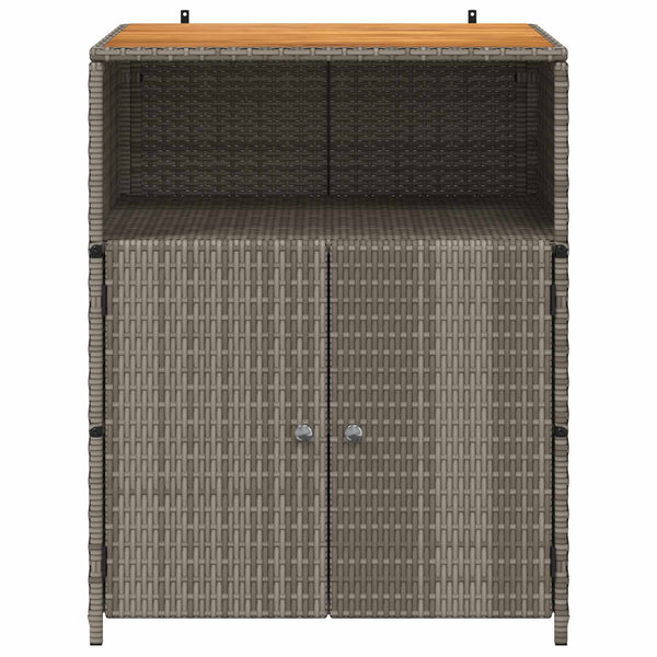 Kaappi ovella Harmaa 70 x 50 x 87 cm Polyesteri ja Roly Rattat
