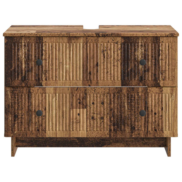 Kylpyhuoneen allaskaappi EDE Vanha puu 82 x 41 x 59 cm
