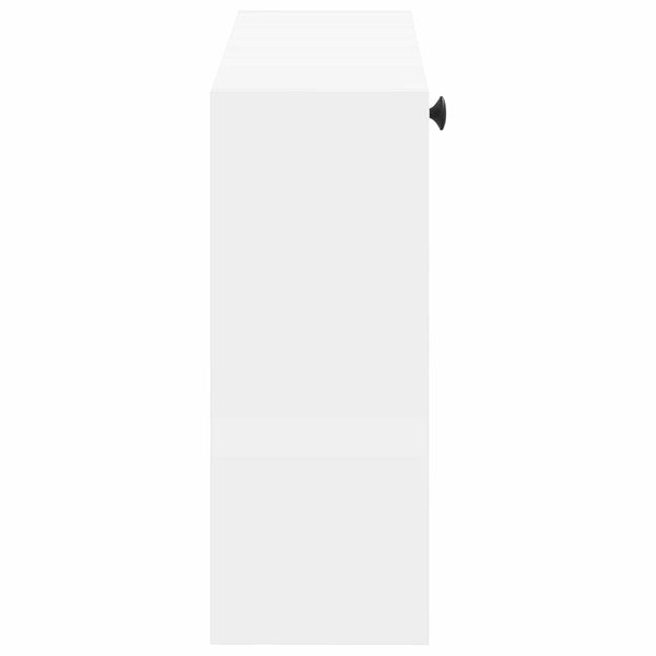 Seinälle asennettava kenkäkaappi EDE 71 x 17 x 43 cm valkoinen