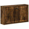Seinälle asennettava kenkäkaappi EDE 71 x 17 x 43 cm Savutammi