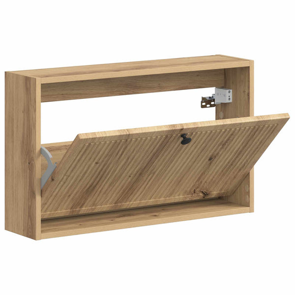 Seinälle asennettava kenkäkaappi EDE 71 x 17 x 43 cm