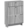 Kenkäkaappi EDE 78 x 24 x 103 cm Tekninen puu Harmaa Sonoma