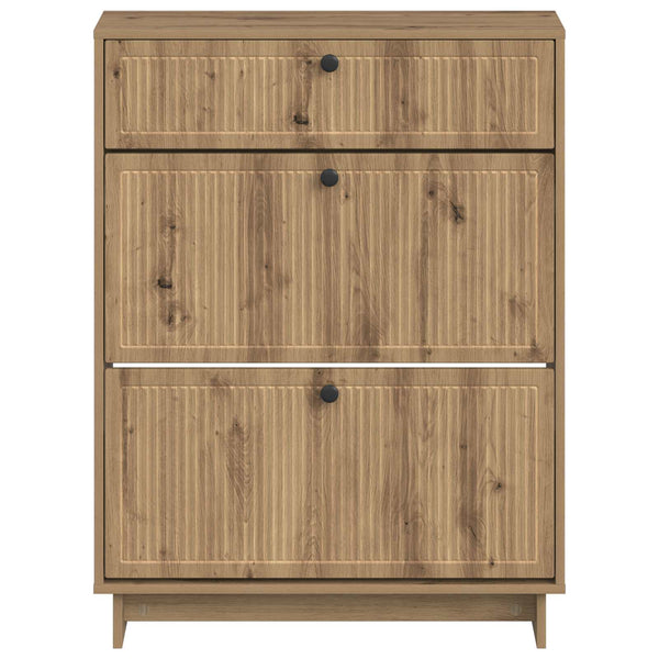 Kenkäkaappi EDE 78 x 24 x 103 cm Tekninen puu Artisaanitammi