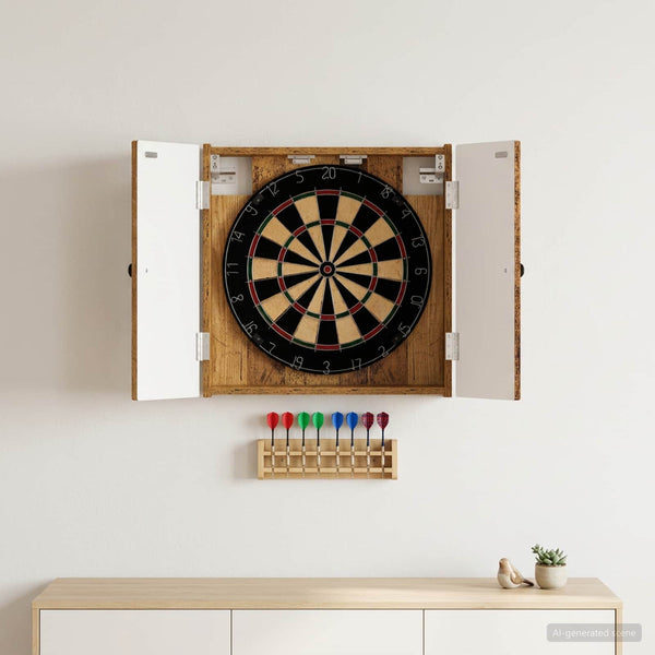 Dartboard-kaappi EDE Vanha puu 52,5 x 10,5 x 53,5 cm