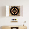 Dartboard-kaappi EDE Artisaanitammi 52,5 x 10,5 x 53,5 cm