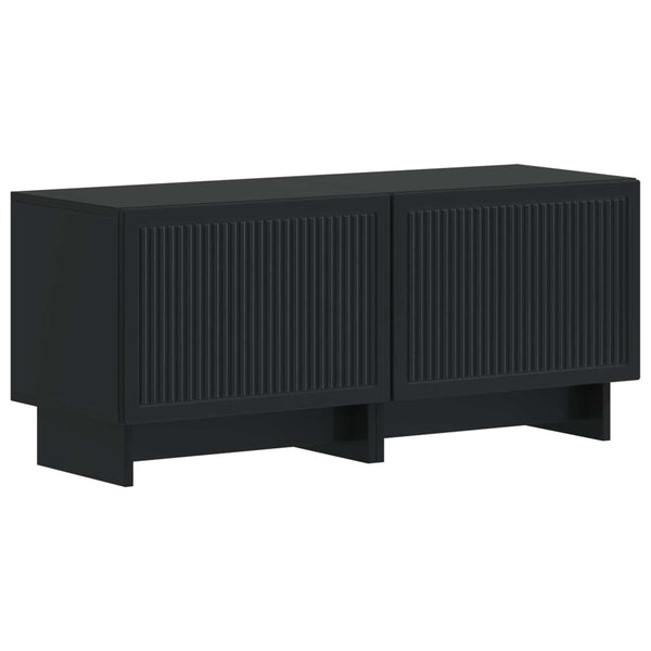 TV-kaappi Musta Tekninen puu
