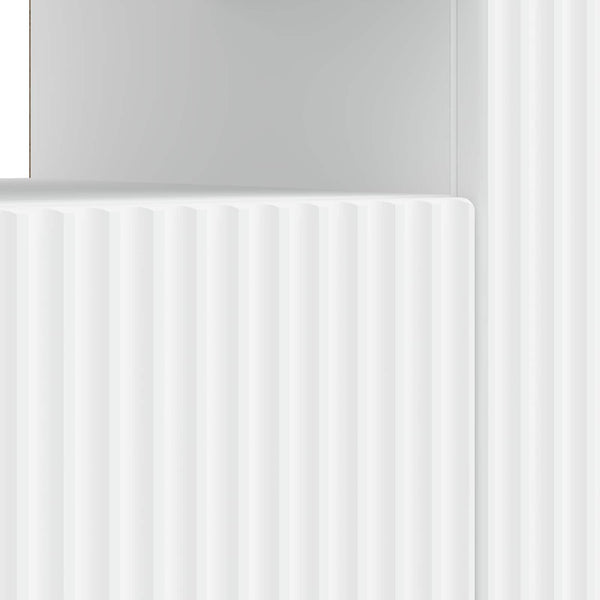 LED TV-kaappi valkoinen Tekninen puu