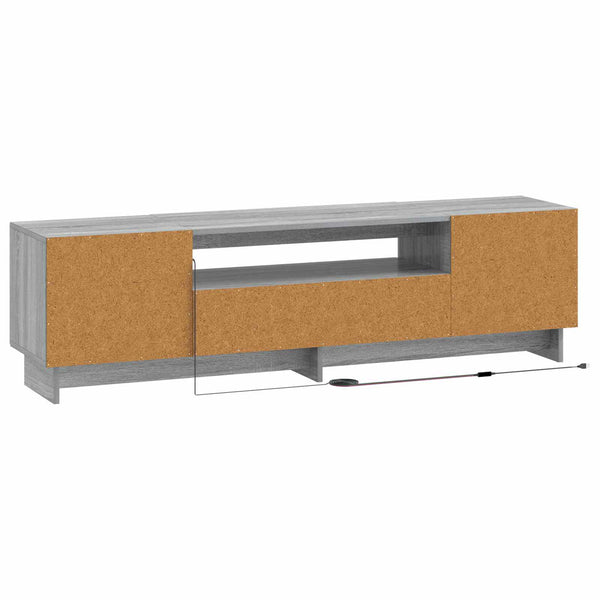 LED TV-kaappi Harmaa Sonoma Tekninen puu