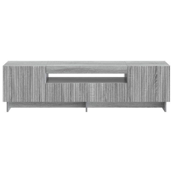 LED TV-kaappi Harmaa Sonoma Tekninen puu