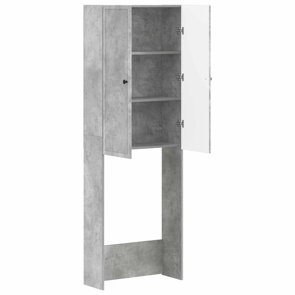 Vessakaappi EDE Betoninharmaa 66 x 25,5 x 190 cm Tekninen puu