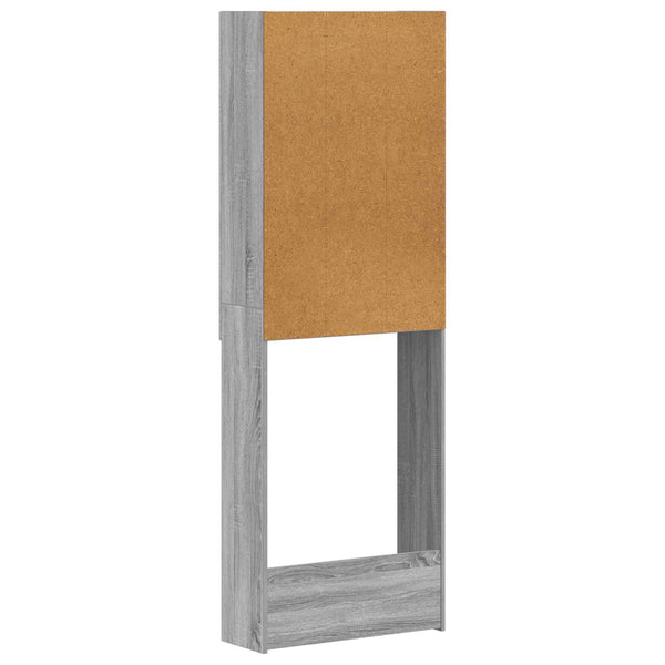 Vessakaappi EDE Harmaa Sonoma 66 x 25,5 x 190 cm Tekninen puu