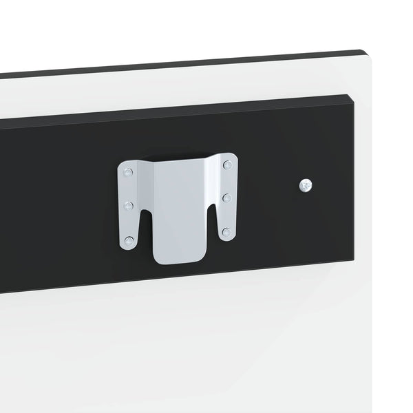 Seinälle asennettava pääty EDE Musta Tekninen puu