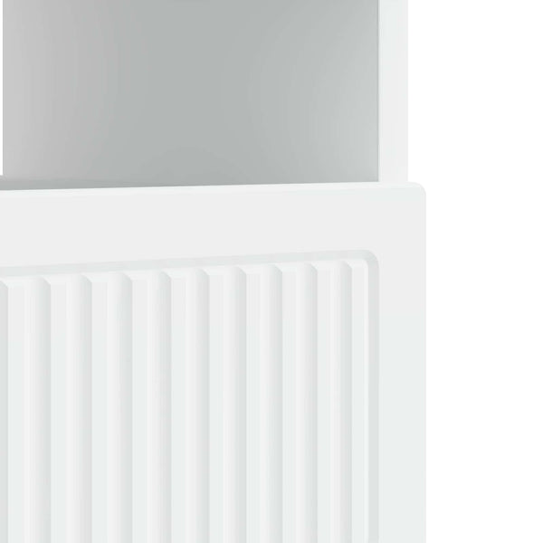 LED TV-kaappi valkoinen Tekninen puu