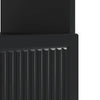 LED TV-kaappi Musta Tekninen puu