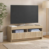 LED TV-kaappi Sonoma-tammi Tekninen puu