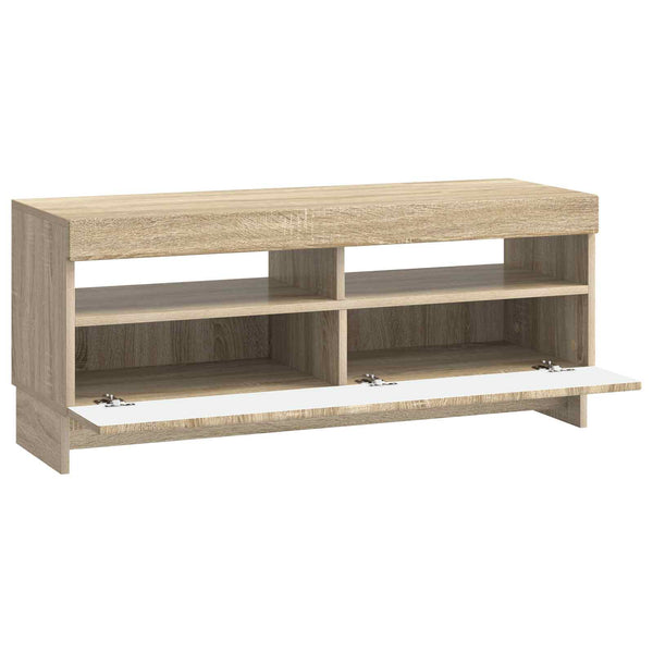 LED TV-kaappi Sonoma-tammi Tekninen puu
