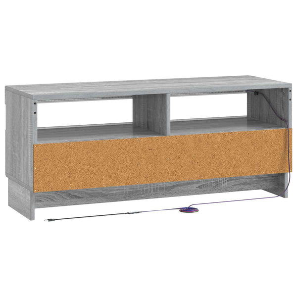 LED TV-kaappi Harmaa Sonoma Tekninen puu