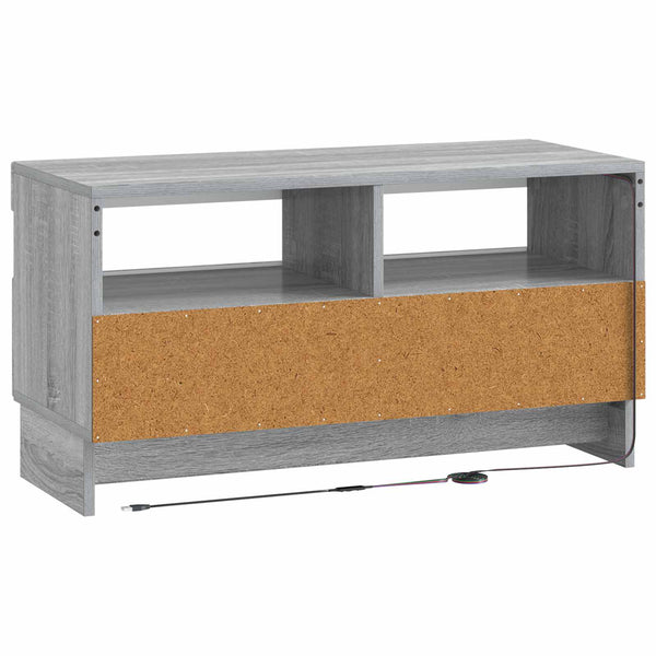 LED TV-kaappi Harmaa Sonoma Tekninen puu