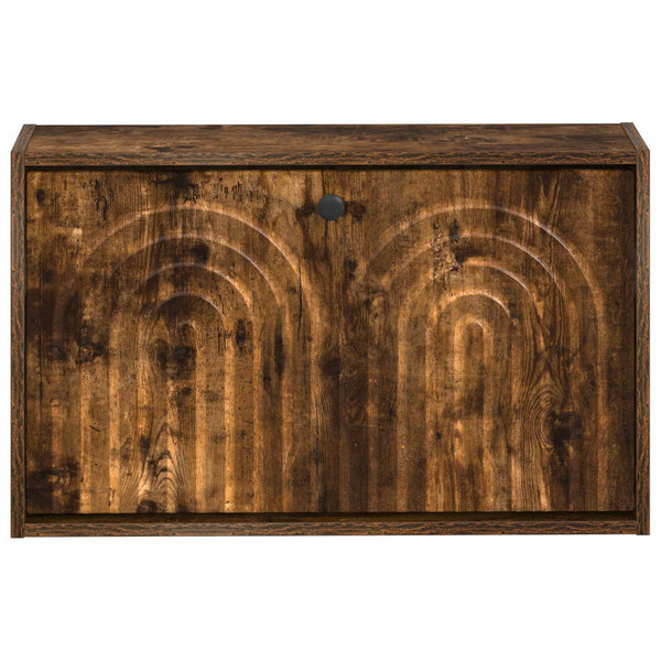 Seinälle asennettava kenkäkaappi ALKMAAR 71 x 17 x 43 cm