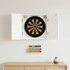 Dartboard-kaappi ALKMAAR valkoinen 52,5 x 10,5 x 53,5 cm