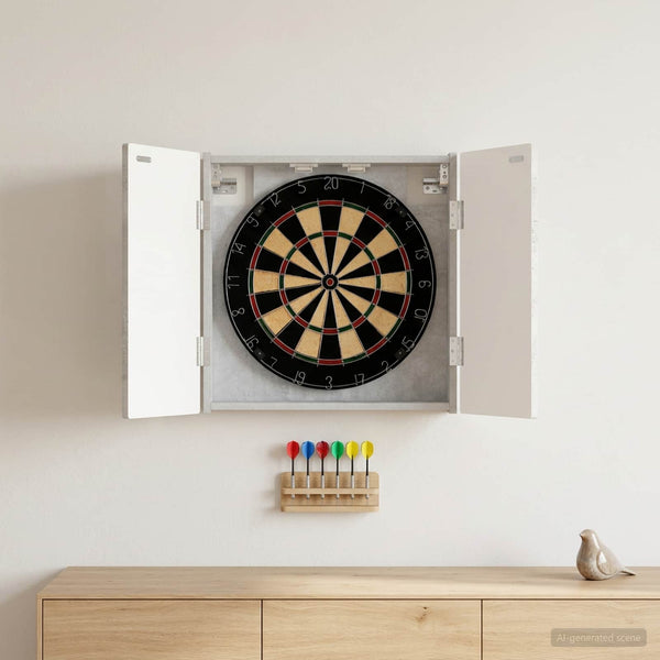 Dartboard-kaappi ARNHEM Betoninharmaa 52,5 x 10,5 x 53,5 cm