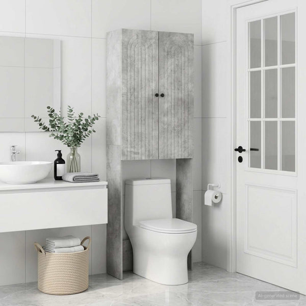 Vessakaappi ALKMAAR Betoninharmaa 66 x 25,5 x 190 cm