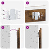 Seinälle asennettava pääty ALKMAAR Savutammi Tekninen puu