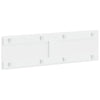Seinälle asennettava pääty ALKMAAR Korkeakiiltoinen valkoinen