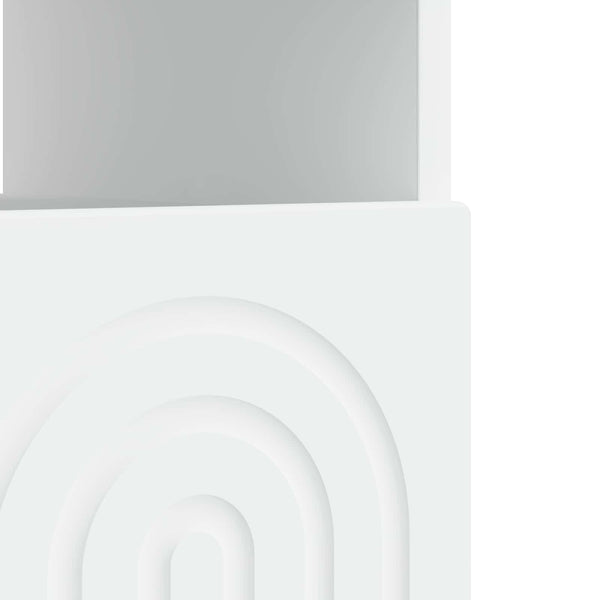 LED TV-kaappi valkoinen Tekninen puu