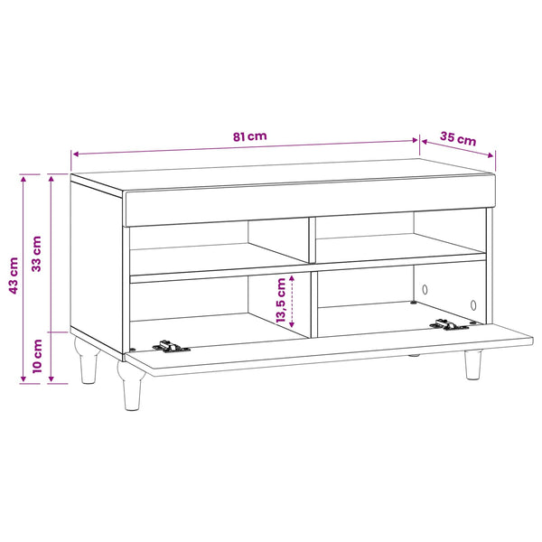 LED TV-kaappi Harmaa Sonoma Tekninen puu
