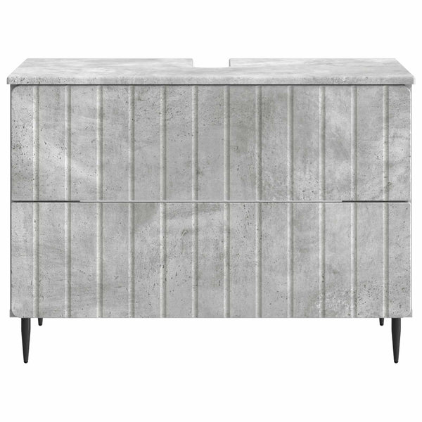 Kylpyhuoneen allaskaappi ZWOLLE Betoninharmaa 82 x 41 x 58,5 cm