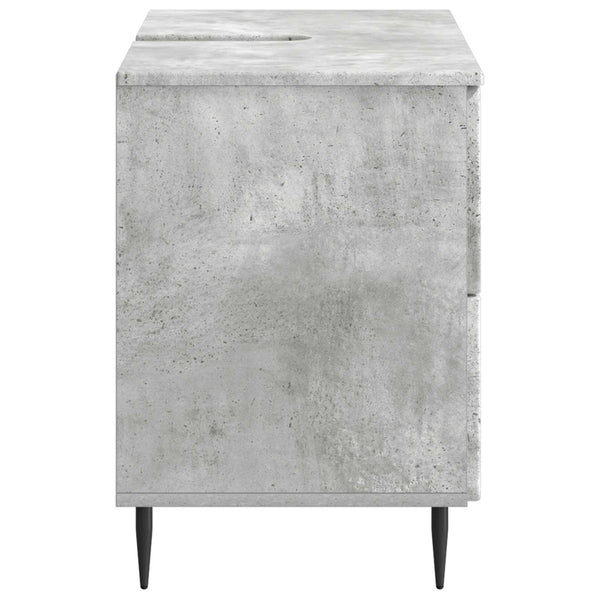 Kylpyhuoneen allaskaappi ZWOLLE Betoninharmaa 82 x 41 x 58,5 cm