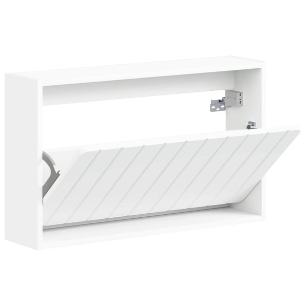 Seinälle asennettava kenkäkaappi ZWOLLE 71 x 17 x 43 cm