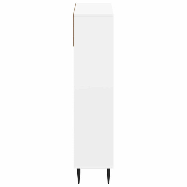 Kenkäkaappi ZWOLLE 78 x 24 x 103 cm Tekninen puu valkoinen