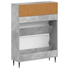 Kenkäkaappi ZWOLLE 78 x 24 x 103 cm Tekninen puu Betoninharmaa