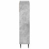 Kenkäkaappi ZWOLLE 78 x 24 x 103 cm Tekninen puu Betoninharmaa