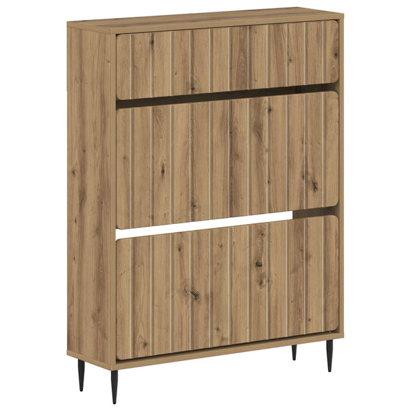 Kenkäkaappi ZWOLLE 78 x 24 x 103 cm Tekninen puu Artisaanitammi
