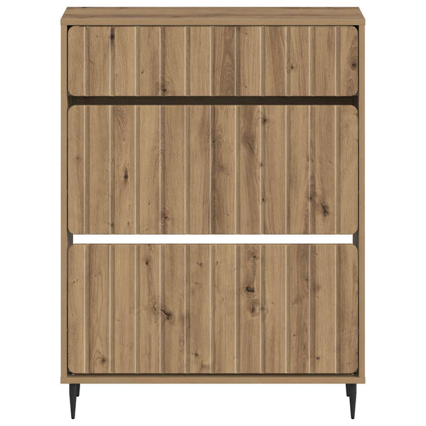 Kenkäkaappi ZWOLLE 78 x 24 x 103 cm Tekninen puu Artisaanitammi