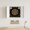 Dartboard-kaappi ZWOLLE Musta 52,5 x 10,5 x 57,5 cm
